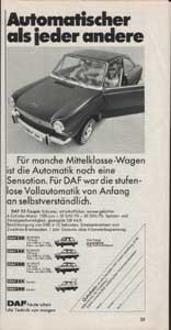 frühe 55er Werbeanzeigen